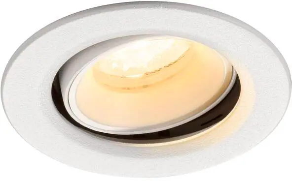 SLV NUMINOS® MOVE XS, Deckeneinbauleuchte, 4000 K, 40°, IP20, rund, weiß Must-Have