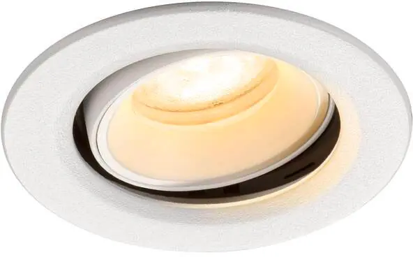 SLV NUMINOS® MOVE XS, Deckeneinbauleuchte, 4000 K, 55°, IP20, rund, weiß Jetzt Kaufen