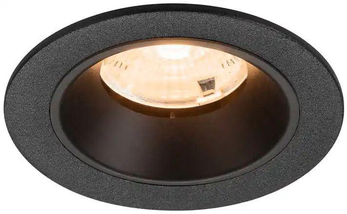 SLV NUMINOS® S, Deckeneinbauleuchte, 2700 K, 55°, IP20, rund, schwarz Sale