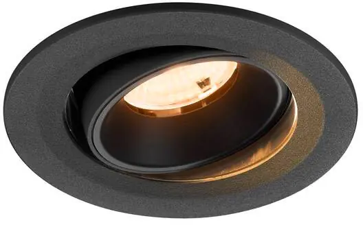 SLV NUMINOS® MOVE S, Deckeneinbauleuchte, 2700 K, 55°, IP20, rund, schwarz Rabatt