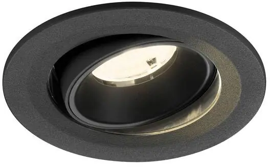 SLV NUMINOS® MOVE S, Deckeneinbauleuchte, 4000 K, 55°, IP20, rund, schwarz Preiswert