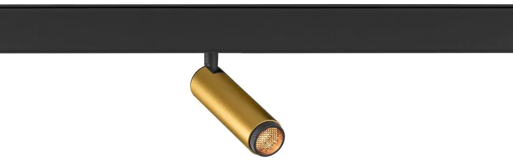 SLV GRIP! S, 48V Spot, deep & recessed track, zylindrisch, 2700K, 9.8 Watt, DALI, 29°, gold Nur Heute