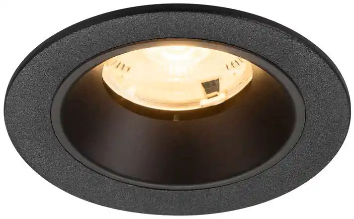 SLV NUMINOS® S, Deckeneinbauleuchte, 3000 K, 20°, IP20, rund, schwarz Solange Der Vorrat Reicht