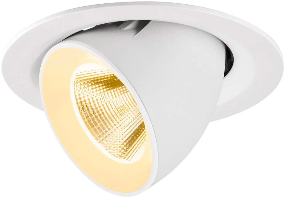 Super-Preis SLV NUMINOS® GIMBLE M, Deckeneinbauleuchte,, 3000 K, 20°, weiß