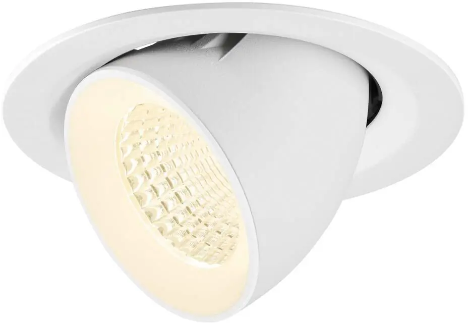 SLV NUMINOS® GIMBLE M, Deckeneinbauleuchte,, 4000 K, 55°, weiß Schneller Versand