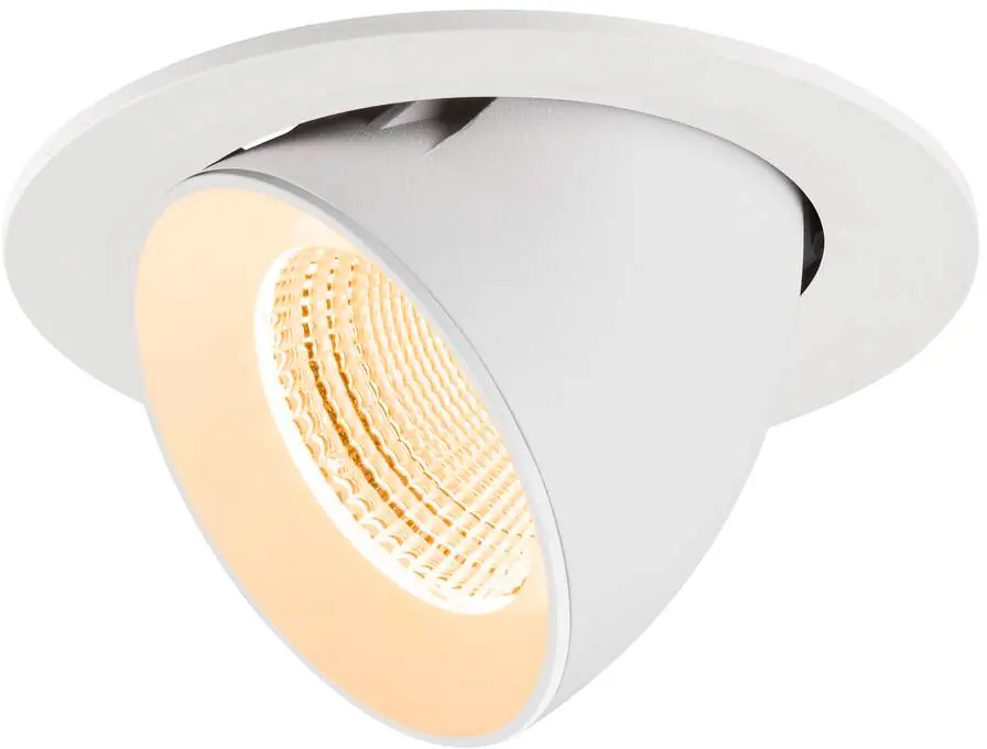 Expressversand SLV NUMINOS® GIMBLE L, Deckeneinbauleuchte, 2700 K, 55°, IP20, rund, weiß