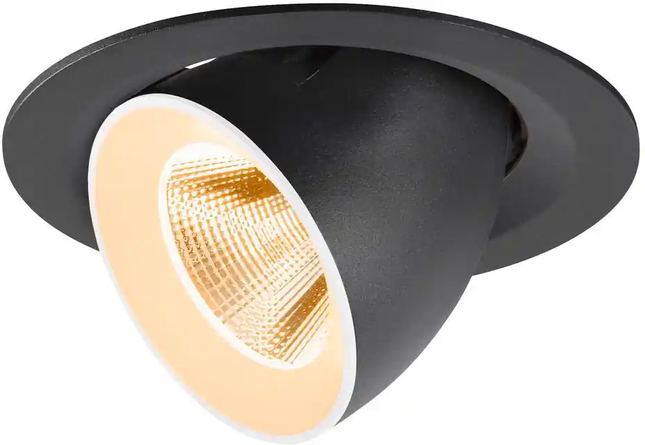 Heißes Angebot SLV NUMINOS® GIMBLE M, Deckeneinbauleuchte,, 2700 K, 20°, schwarz / weiß