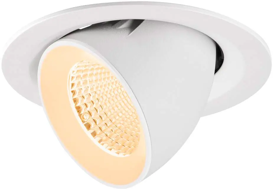 SLV NUMINOS® GIMBLE M, Deckeneinbauleuchte,, 2700 K, 40°, weiß Beliebt