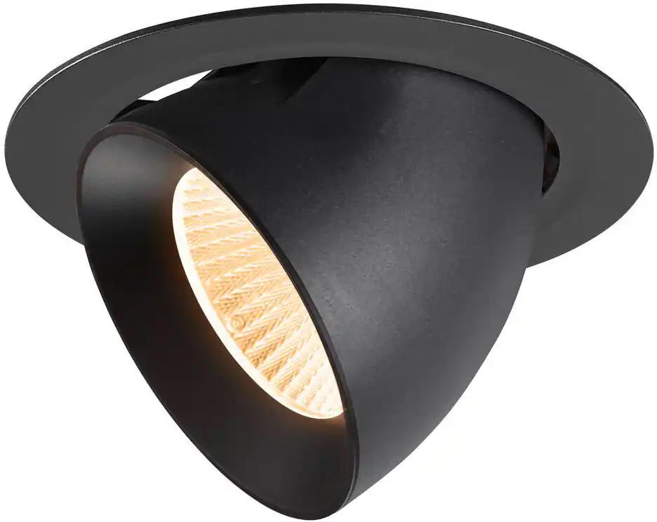 SLV NUMINOS® GIMBLE XL, Deckeneinbauleuchte,, 2700 K, 40°, schwarz Kostenloser Rückversand