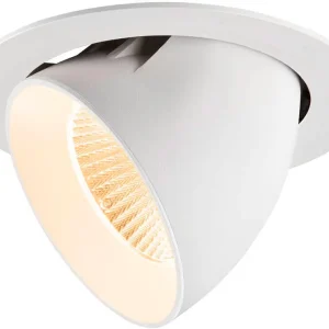 Zertifiziert SLV NUMINOS® GIMBLE XL, Deckeneinbauleuchte,, 2700 K, 40°, weiß