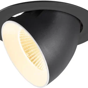 Aktuell SLV NUMINOS® GIMBLE XL, Deckeneinbauleuchte,, 3000 K, 40°, schwarz / weiß