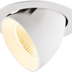 Beliebt SLV NUMINOS® GIMBLE XL, Deckeneinbauleuchte,, 3000 K, 40°, weiß