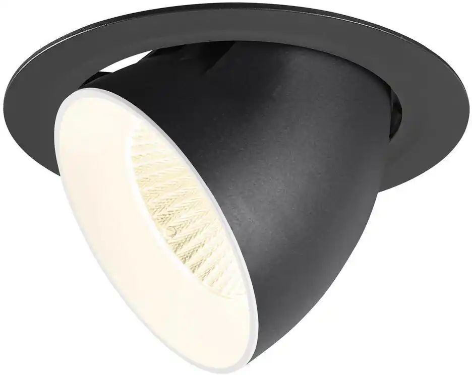 SLV NUMINOS® GIMBLE XL, Deckeneinbauleuchte,, 4000 K, 20°, schwarz / weiß Nur Für Kurze Zeit