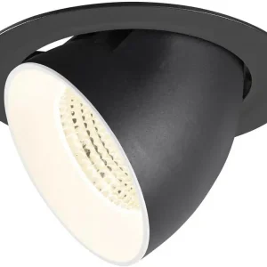 Wochenendangebot SLV NUMINOS® GIMBLE XL, Deckeneinbauleuchte,, 4000 K, 55°, schwarz / weiß