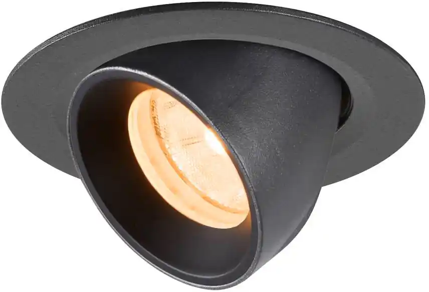 Heißes Angebot SLV NUMINOS® GIMBLE XS, Deckeneinbauleuchte, 2700 K, 20°, IP20, rund, schwarz