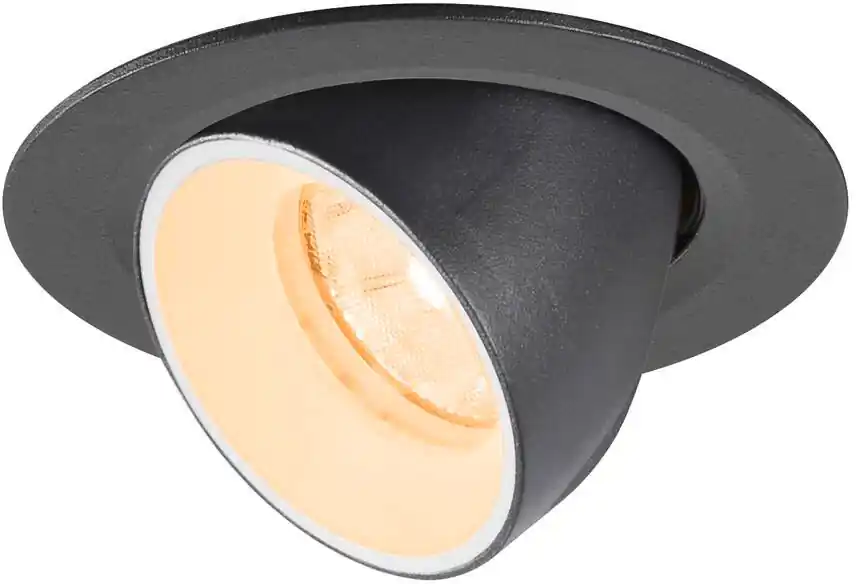 Sale SLV NUMINOS® GIMBLE XS, Deckeneinbauleuchte, 2700 K, 20°, IP20, rund, schwarz / weiß