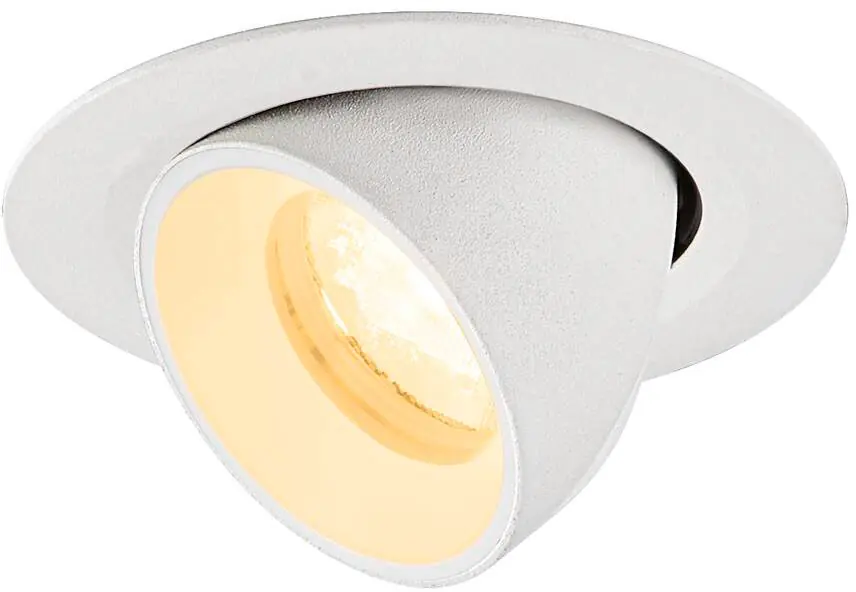 SLV NUMINOS® GIMBLE XS, Deckeneinbauleuchte, 3000 K, 40°, IP20, rund, weiß Online Kaufen
