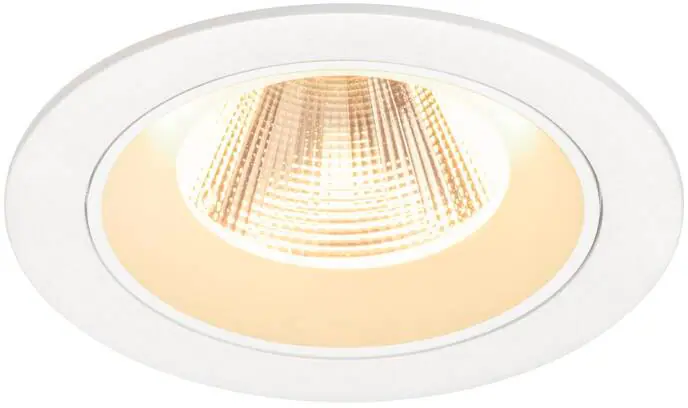 SLV NUMINOS® M, Deckeneinbauleuchte, 3000 K, 20°, IP20, rund, weiß Must-Have
