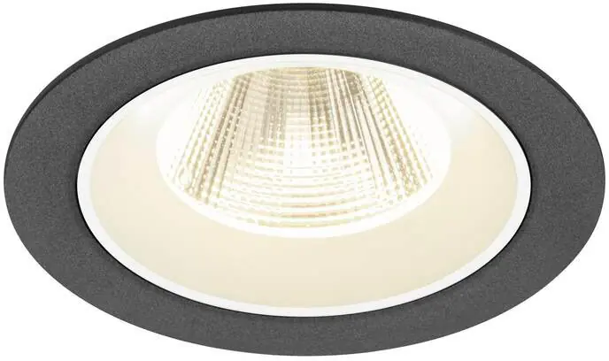 Heißes Angebot SLV NUMINOS® M, Deckeneinbauleuchte, 4000 K, 20°, IP20, rund, schwarz / weiß