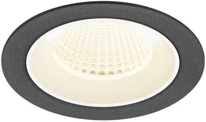 Günstig SLV NUMINOS® M, Deckeneinbauleuchte, 4000 K, 40°, IP20, rund, schwarz / weiß