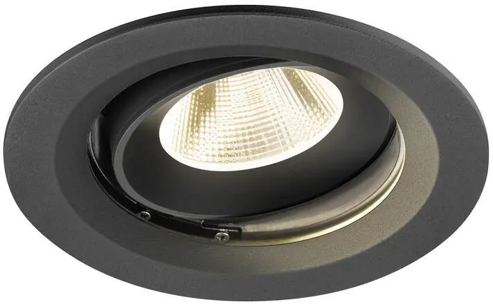 SLV NUMINOS® MOVE M, Deckeneinbauleuchte, 4000 K, 20°, IP20, rund, schwarz Direktkauf