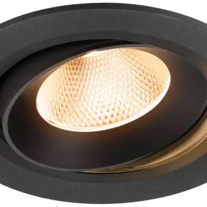 Aktuell SLV NUMINOS® MOVE L, Deckeneinbauleuchte, 2700 K, 20°, IP20, rund, schwarz
