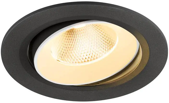 Bestpreis SLV NUMINOS® MOVE L, Deckeneinbauleuchte, 3000 K, 20°, IP20, rund, schwarz / weiß