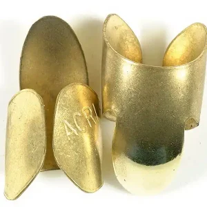 Fingerpick Brass Medium 2Stück Schnäppchen