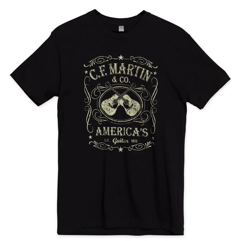 18C0000M Dual Guitar T-Shirt Highlight