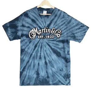 18CM0168M T-Shirt batik blau Echt