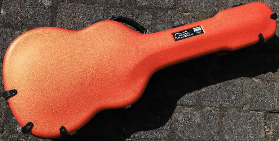 Neue Ware Les Paul case dayglow orange