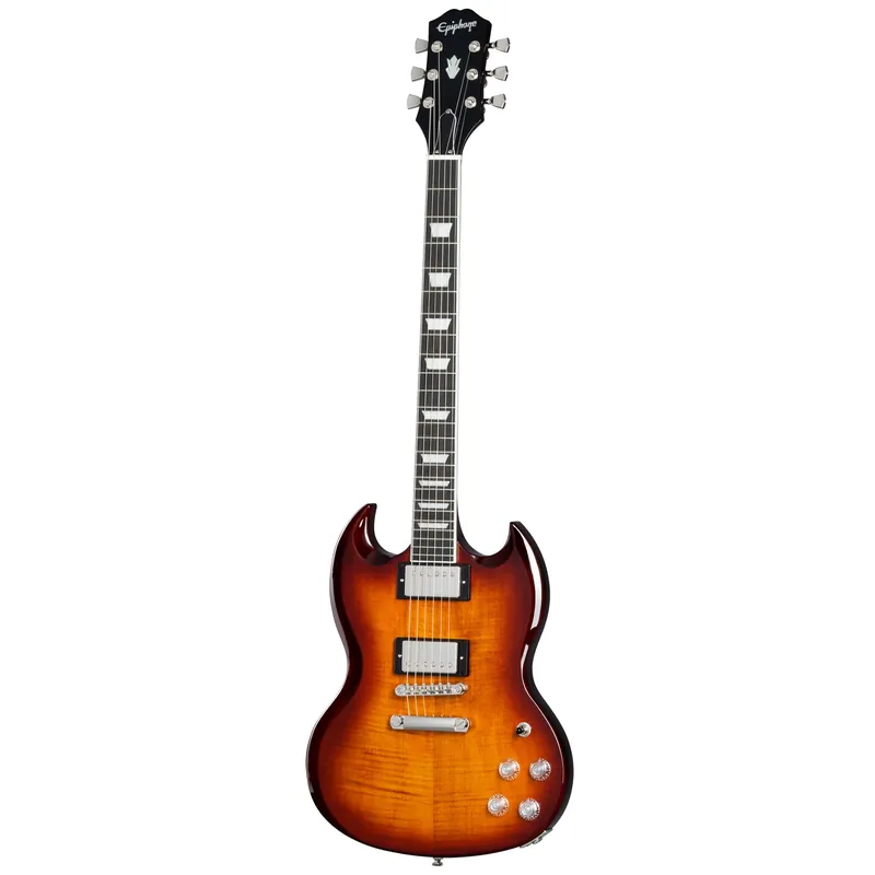 Meistverkauft Epiphone SG Modern Figured Mojave Burst