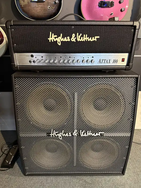 Hughes&Kettner Attax 100 inkl. 4x12 Cab SH Preis Gesenkt