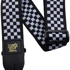 Ernie Ball Jacquard Black & White Checkered Solange Der Vorrat Reicht