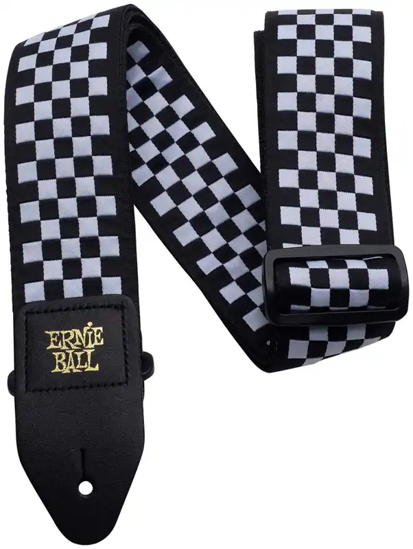 Ernie Ball Jacquard Black & White Checkered Solange Der Vorrat Reicht