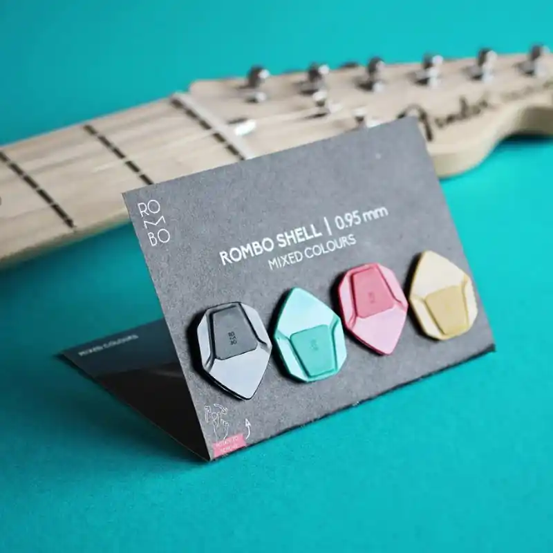 ROMBO Pick Set Shell (4 Picks) mixed colours Günstig