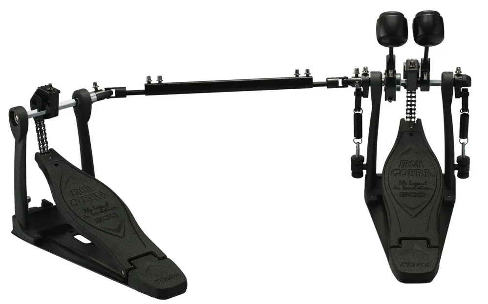 Sichere Zahlung TAMA Iron Cobra 600 Duo Glide Twin Pedal - Dark Shadow ltd. Edition \\/ HP600DTWMB