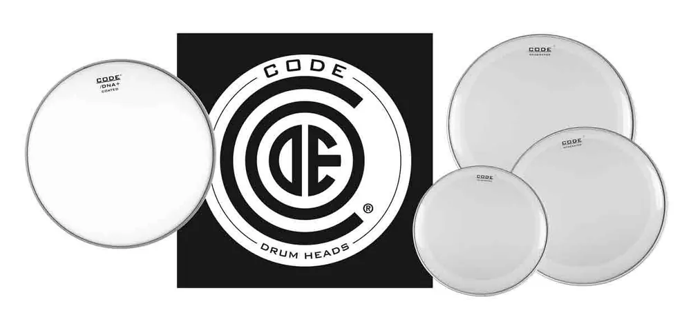 Markenprodukt Code Drumhead Generator Clear Set Fusion