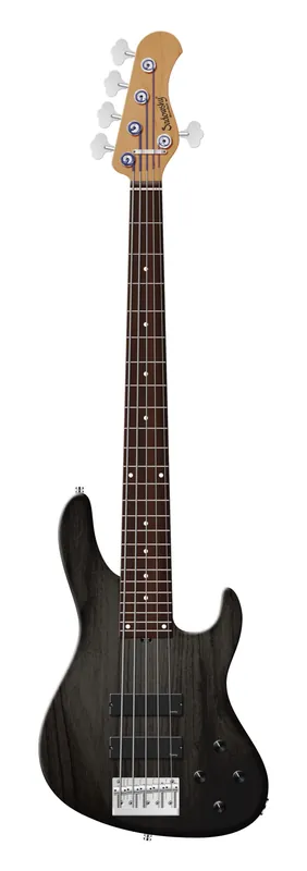 Sadowsky MasterBuilt 24-Fret Modern Bass, Red Alder Body, Morado Fingerboard, 5-String - Nirvana Black Transparent Satin Markenprodukt