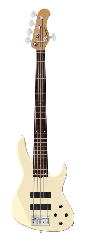 Sadowsky MasterBuilt 24-Fret Modern Bass, Red Alder Body, Morado Fingerboard, 5-String - Solid Olympic White High Polish Direktkauf