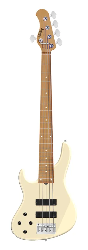Sadowsky MasterBuilt 24-Fret Modern Bass, Swamp Ash Body, Roasted Maple Fingerboard, 5-String, Lefthand - Solid Olympic White High Polish Bestpreis