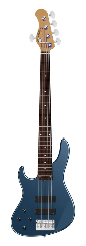 Sadowsky MasterBuilt 24-Fret Modern Bass, Red Alder Body, Morado Fingerboard, 5-String, Lefthand - Solid Dark Lake Placid Blue Metallic High Polish Kracherpreis