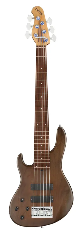 Sadowsky MasterBuilt 24-Fret Modern Bass, Red Alder Body, Morado Fingerboard, 6-String, Lefthand - Antique Tobacco Transparent Satin Geprüft