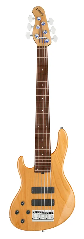 Sadowsky MasterBuilt 24-Fret Modern Bass, Red Alder Body, Morado Fingerboard, 6-String, Lefthand - Natural Transparent High Polish Heißes Angebot