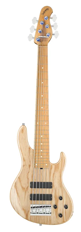 Sadowsky MasterBuilt 24-Fret Modern Bass, Swamp Ash Body, Roasted Maple Fingerboard, 6-String - Natural Transparent High Polish Preiswert