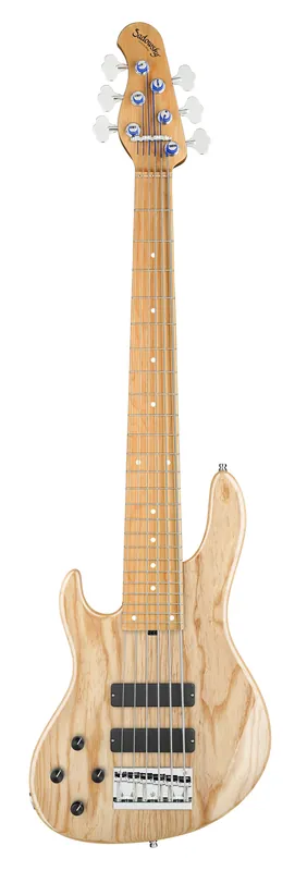 Sadowsky MasterBuilt 24-Fret Modern Bass, Swamp Ash Body, Roasted Maple Fingerboard, 6-String, Lefthand - Natural Transparent High Polish Schnäppchen
