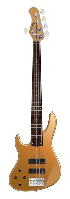 Sichere Zahlung Sadowsky MasterBuilt 24-Fret Modern Bass, Red Alder Body, Morado Fingerboard, 5-String, Lefthand - Solid Firemist Gold Metallic Satin