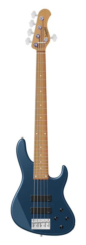 Beliebt Sadowsky MasterBuilt 24-Fret Modern Bass, Swamp Ash Body, Roasted Maple Fingerboard, 5-String - Solid Dark Lake Placid Blue Metallic Satin