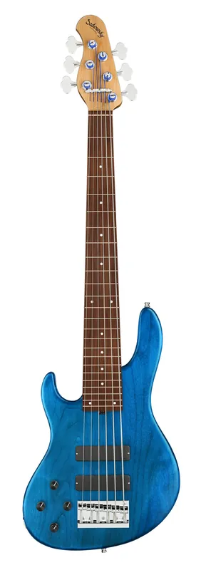 Bestpreis Sadowsky MasterBuilt 24-Fret Modern Bass, Red Alder Body, Morado Fingerboard, 6-String, Lefthand - Ocean Blue Transparent Satin