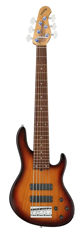 Garantierte Lieferung Sadowsky MasterBuilt 24-Fret Modern Bass, Red Alder Body, Morado Fingerboard, 6-String - '59 Burst Transparent Satin